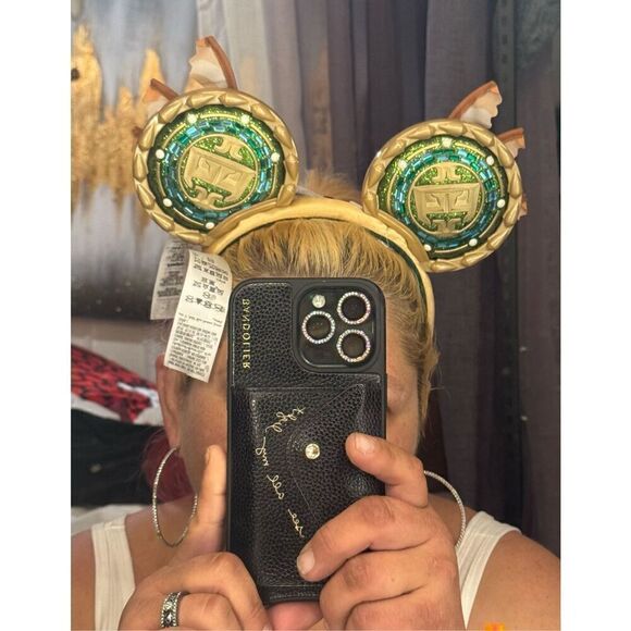 Disney parks/loungefly wakanda black panther marvel minnie mouse ears headband main image 8
